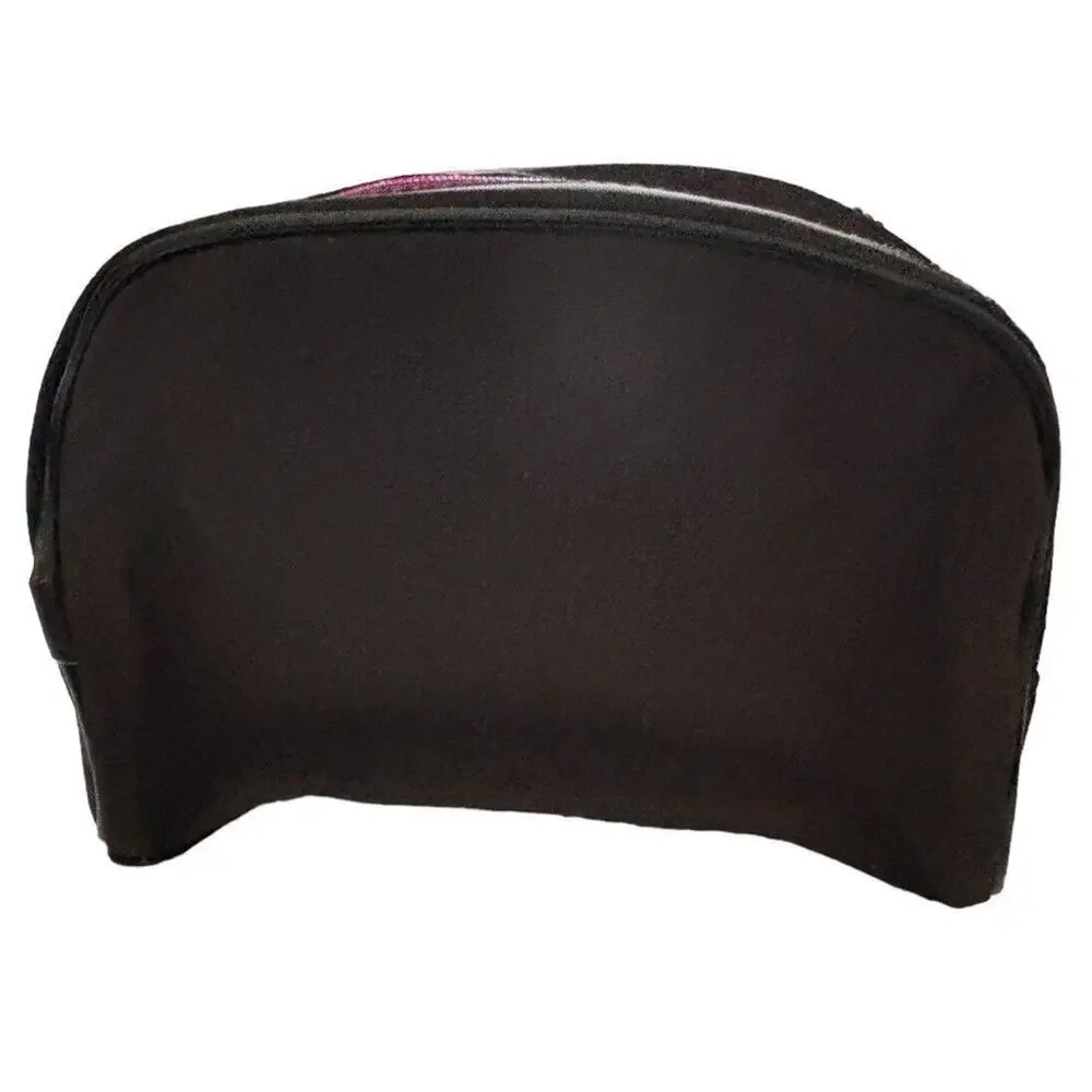 NEW! Lancome Black Fuchsia Joie de Vivre Cosmetic Makeup Clutch Travel Bag